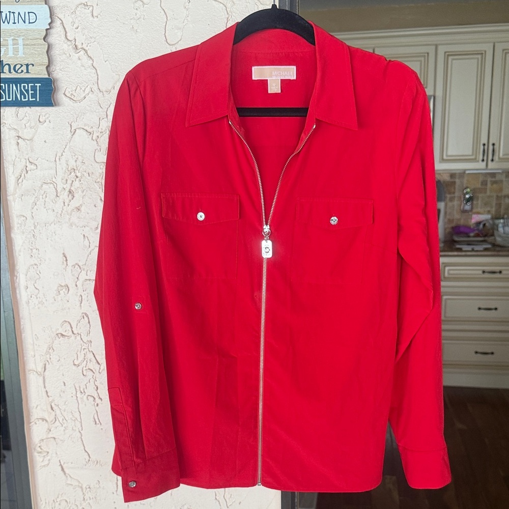 Michael Kors Red Blouse